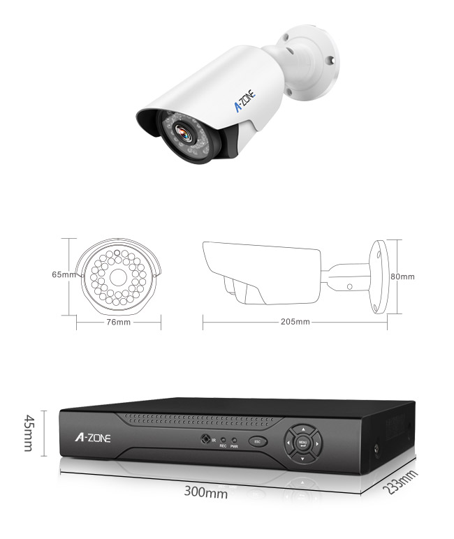2つのチャネルPoe CCTVのカメラのキットIP66のPoe Nvrの監視サーベイランス制度を防水して下さい