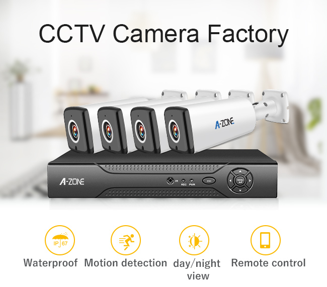 家1080p Dvrのレコーダーのキット2 Megapixelが付いている4台の夜間視界Cctvのカメラ